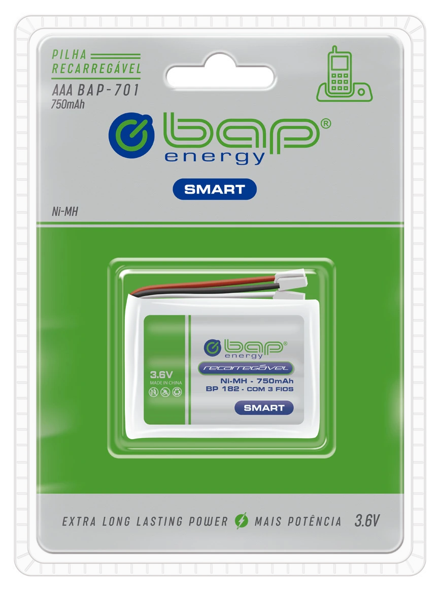 BAP-701 smart — Bateria para telefonia smart | BAP Energy