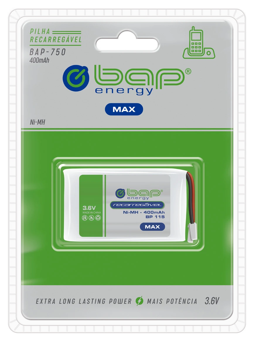 BAP-750MAX — Bateria para telefone sem fio | BAP Energy