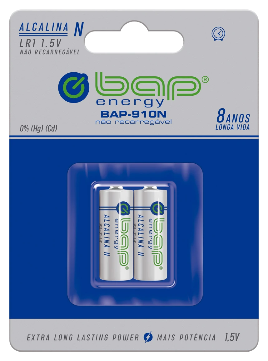 BAP-910N — Pilhas alcalinas 910N | BAP Energy