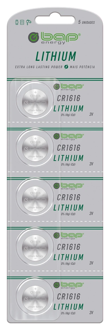 BAP-CR1616 — Baterias de lítio CR1616 | BAP Energy